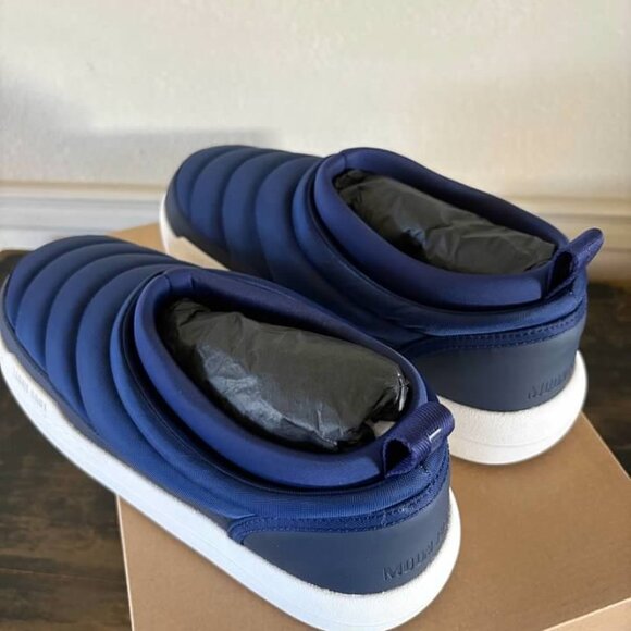 Moon Boots Park Soft Nylon Sneaker Women- Blue-NIB- SZ 9,10, 10.5 - Picture 4 of 4